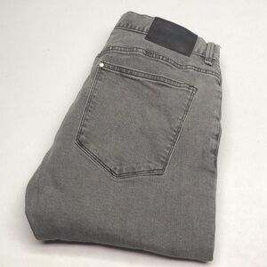 MENS &DENIM GRAYWASH BUTTONFLY SLIM LOW WAIST JEANS 34x34 ⭐️